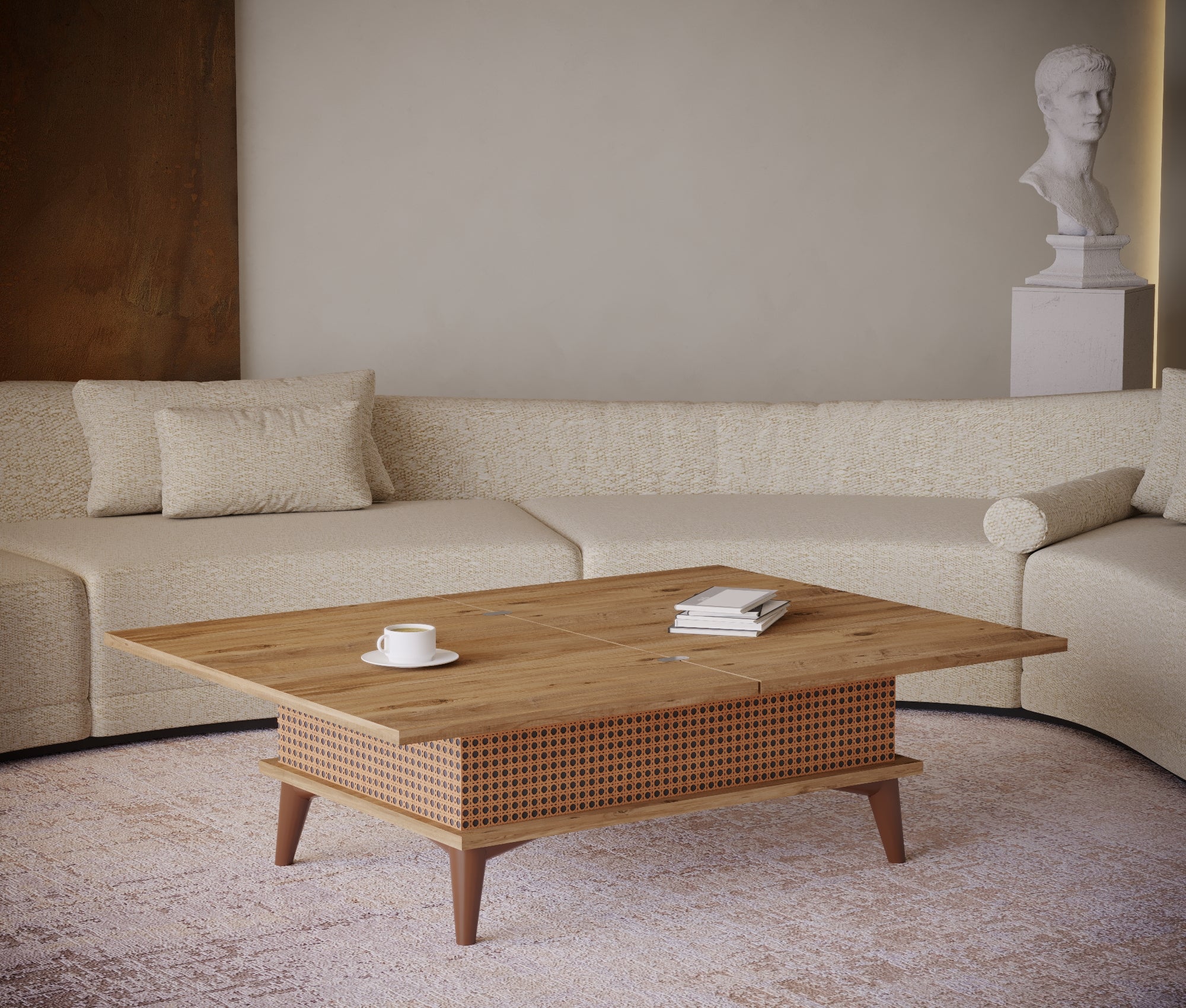 Magic Mist Extendable Coffee & Dining Table 6 in 1